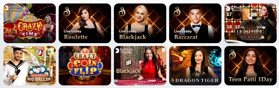Jeux de casino en direct GORILLA WINS CASINO