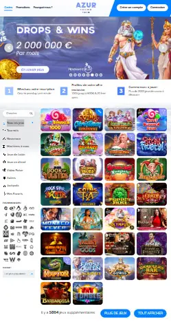 l'application et interface GORILLA WINS CASINO