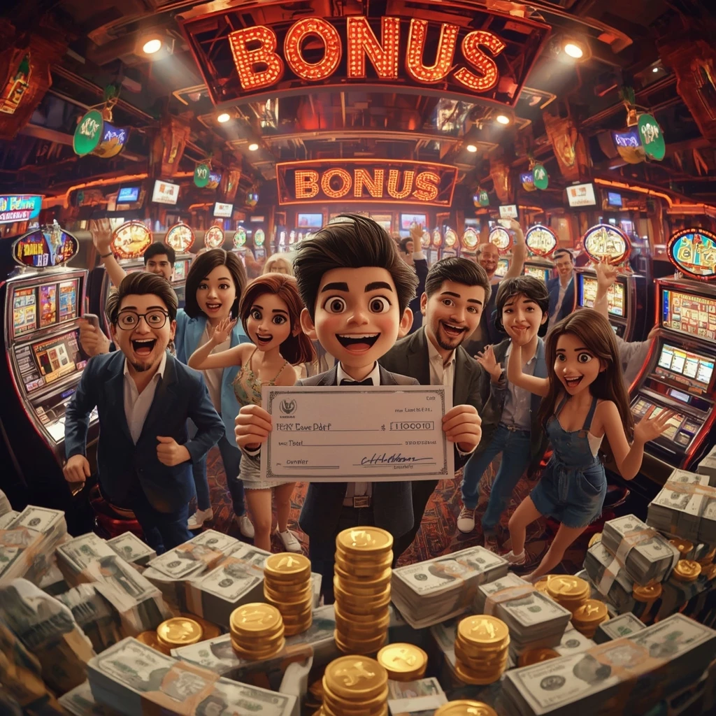 bonus dans les mains d'un joueur au casino GORILLA WINS CASINO